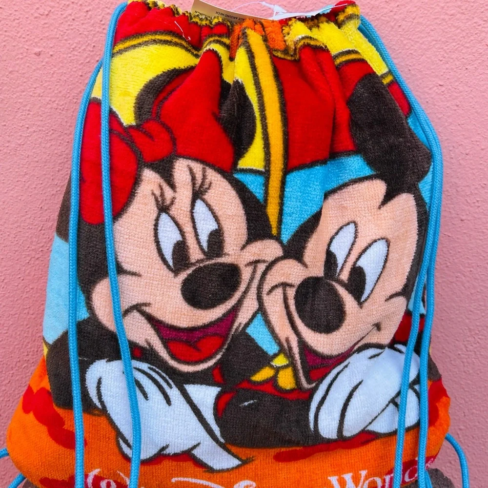 New vintage Walt Disney World Towel Backpack
